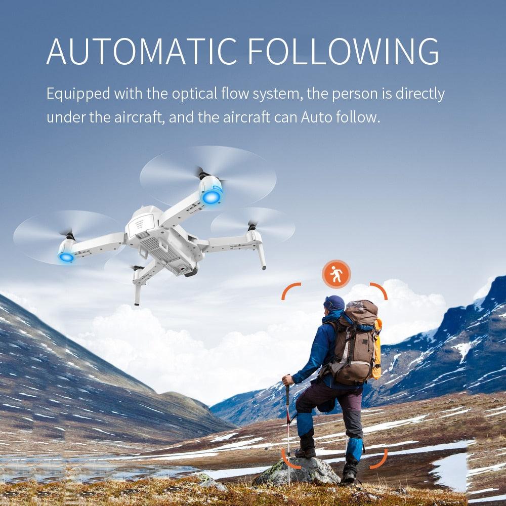 Great S162 Drone - GPS 4K HD 1080P 5G Wifi FPV - Quadcopter Flight - Smart Return Drones Pro Toys (5X2)(RLT)