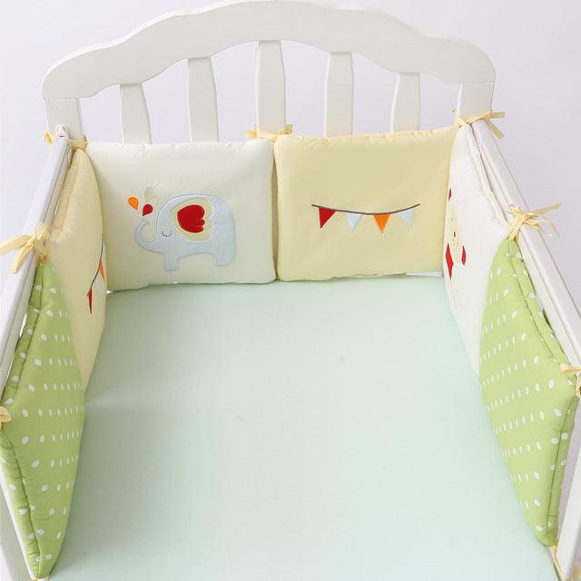 Comfortable Baby Bed Cartoon Bumpers - Bed Crib Cotton Infant Bumper 6pcs/Set Bedding set (3X1)