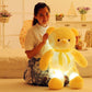 Gorgeous 50cm Creative Light Up LED Teddy Bear - Stuffed Animals Plush Toy - Colorful Glowing - Christmas Gift For Kids Pillow (9X2)(3X4)