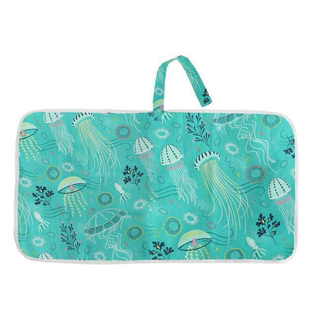 Newborns Foldable Waterproof Diaper Changing Pad Portable; Cover Mat Clean Hand Folding Diaper Bag (X1)