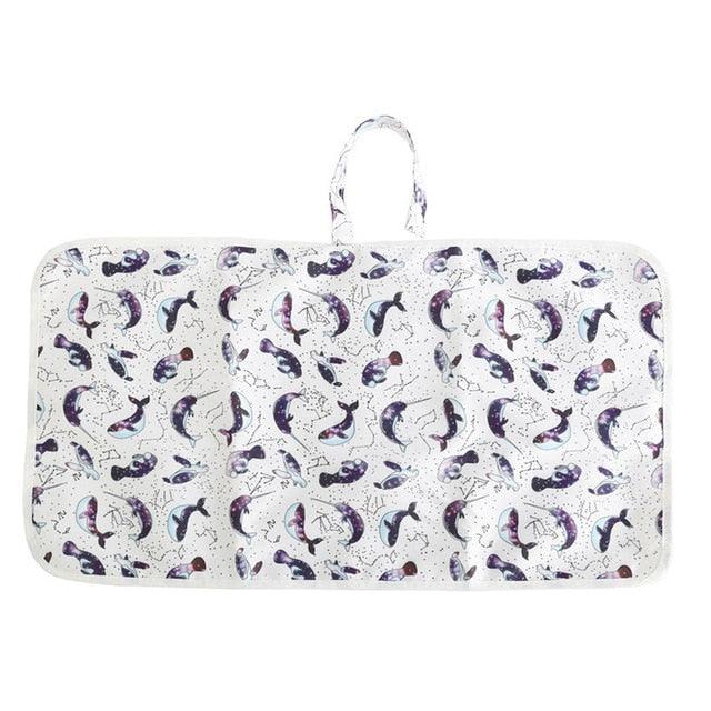 Newborns Foldable Waterproof Diaper Changing Pad Portable; Cover Mat Clean Hand Folding Diaper Bag (X1)