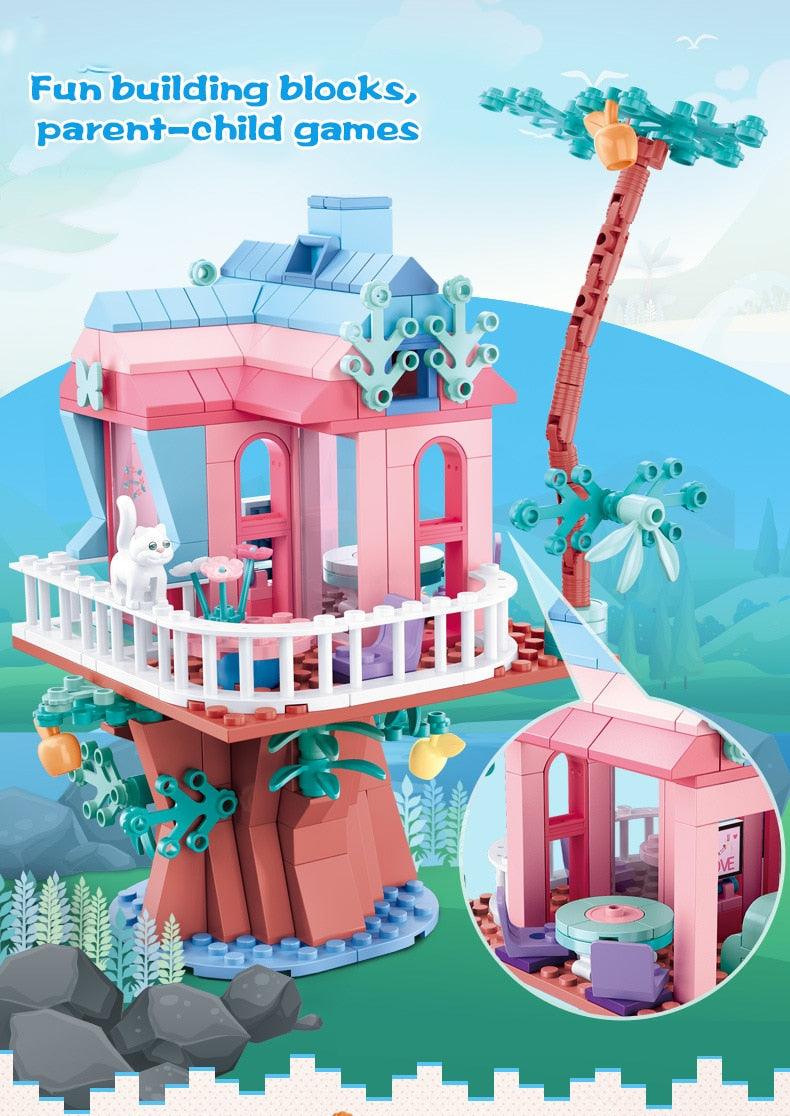 City Wedding Party Car Blocks - Girl Friends - Romantic Wedding Dress Model Building Blocks - Bricks Toys (8X2)