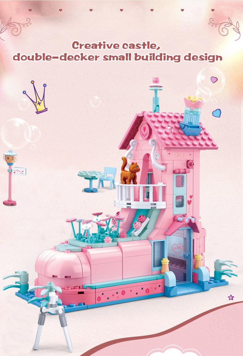 City Wedding Party Car Blocks - Girl Friends - Romantic Wedding Dress Model Building Blocks - Bricks Toys (8X2)