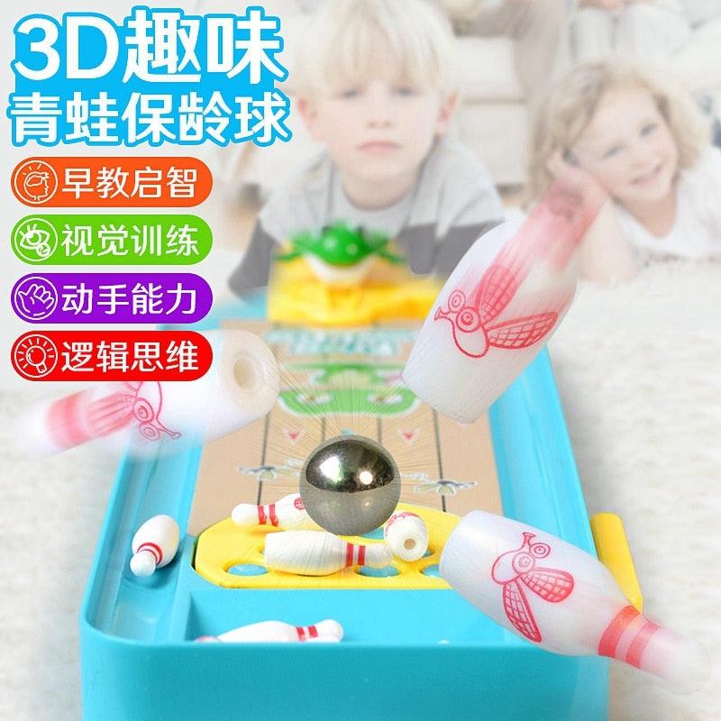 Cute Baby Mini Bowling Games - Funny Parent-Child Interactive Toys - Table Board Game Educational Toys (7X2)