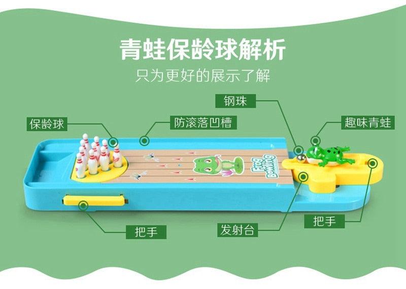 Cute Baby Mini Bowling Games - Funny Parent-Child Interactive Toys - Table Board Game Educational Toys (7X2)
