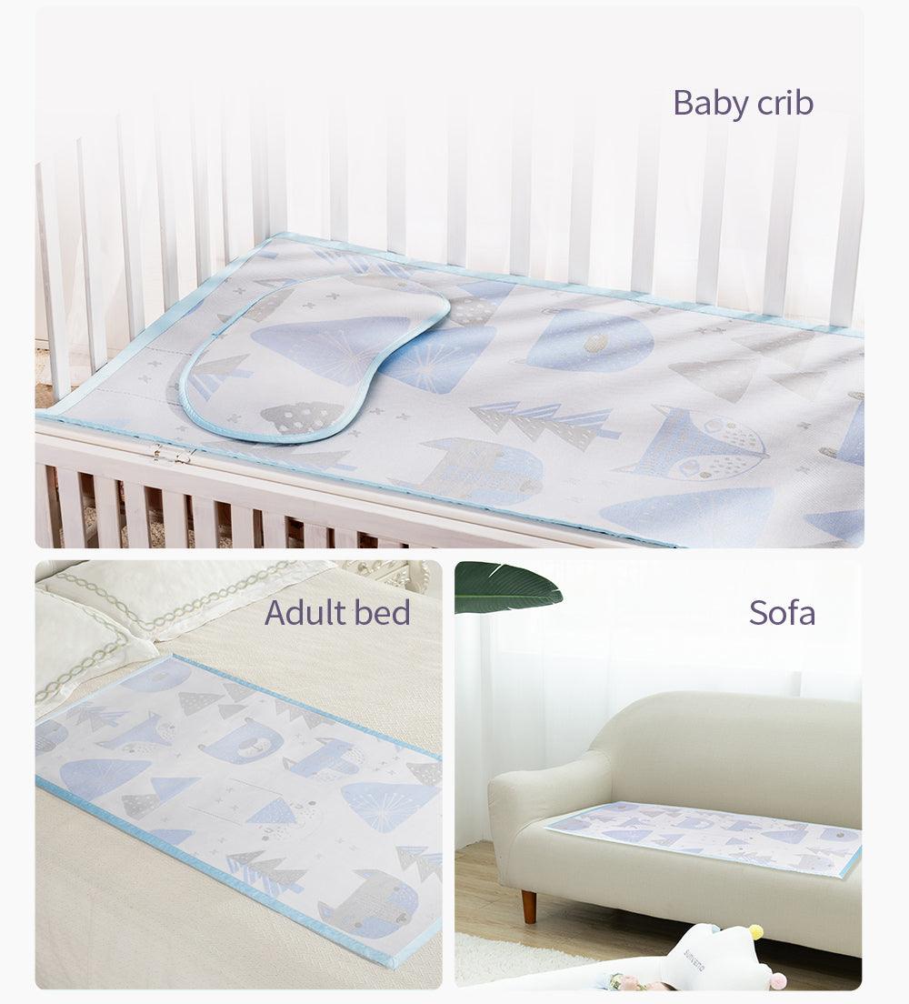 Gorgeous Breathable Baby Bed Sheet , Ice Silk Fiber Bedding Pad 74x35cm (X6)(X7)(F1)