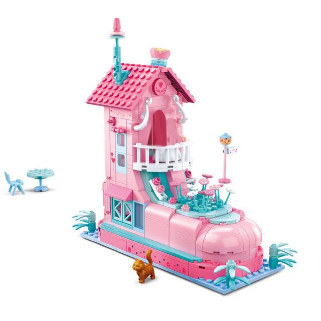 City Wedding Party Car Blocks - Girl Friends - Romantic Wedding Dress Model Building Blocks - Bricks Toys (8X2)