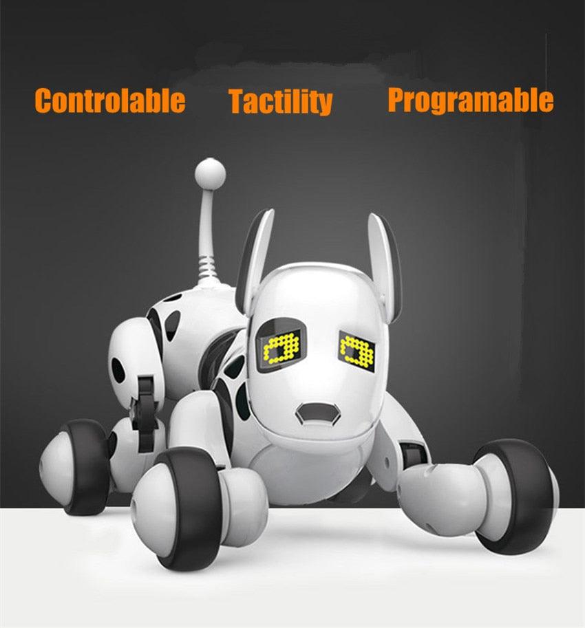 New Tech Programable 2.4G Wireless Remote Control Smart animals Toy - Robot Dog - Kids Electronic Toys (5X2)(RLT)(D2)