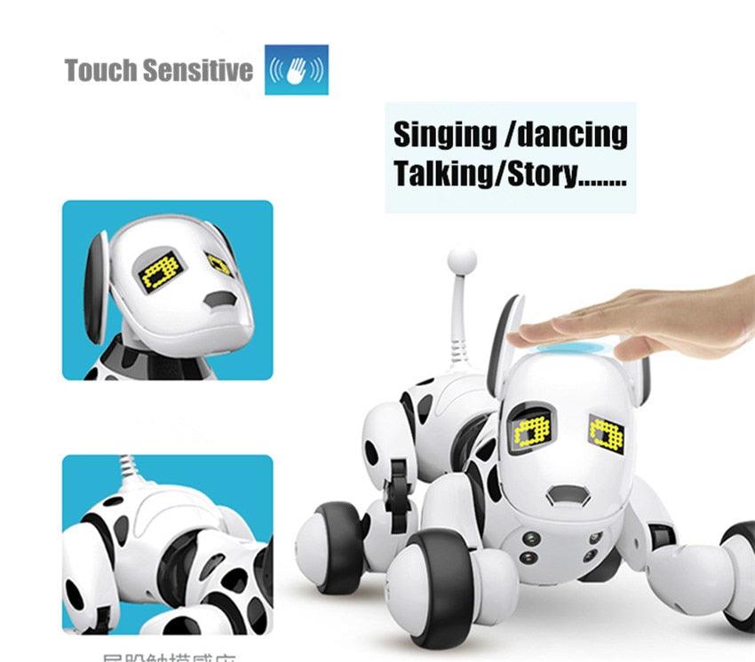 New Tech Programable 2.4G Wireless Remote Control Smart animals Toy - Robot Dog - Kids Electronic Toys (5X2)(RLT)(D2)