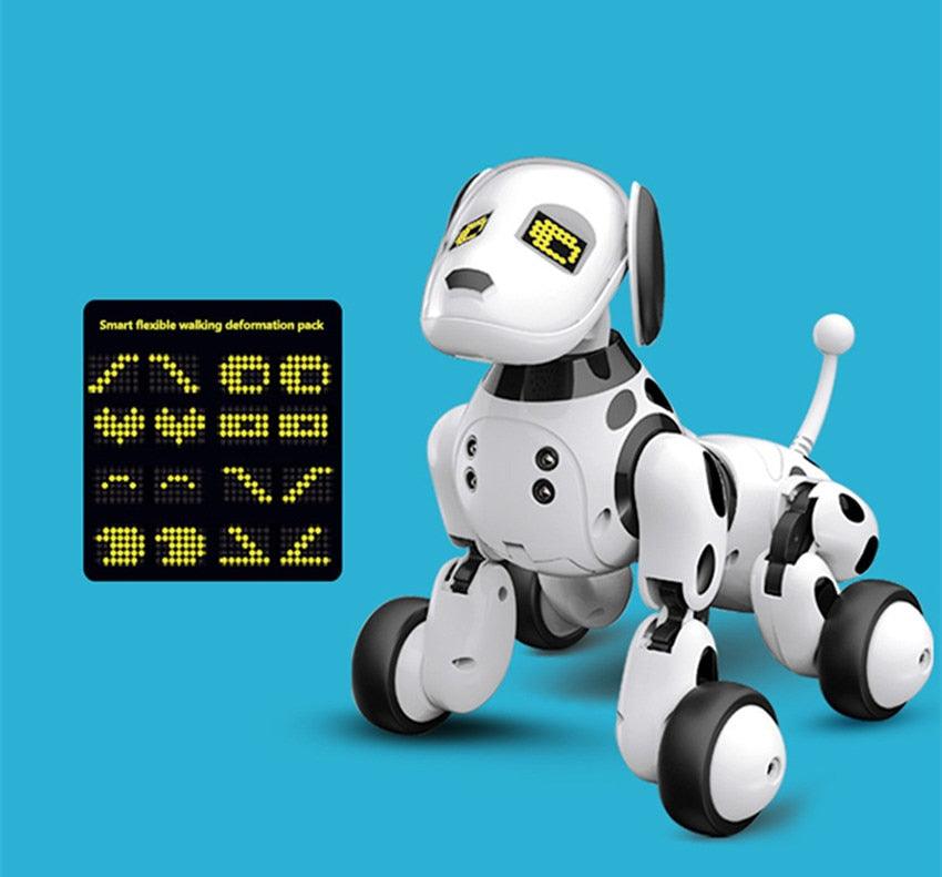New Tech Programable 2.4G Wireless Remote Control Smart animals Toy - Robot Dog - Kids Electronic Toys (5X2)(RLT)(D2)
