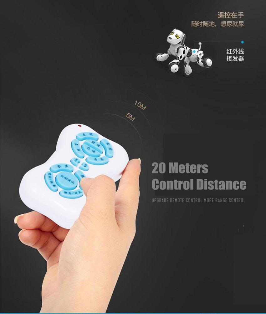 New Tech Programable 2.4G Wireless Remote Control Smart animals Toy - Robot Dog - Kids Electronic Toys (5X2)(RLT)(D2)
