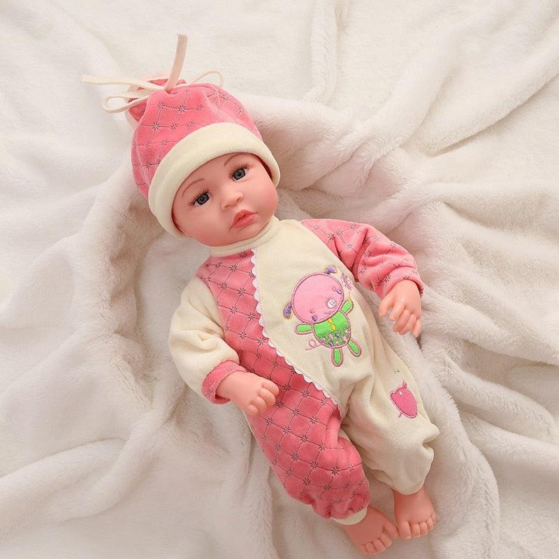 48CM Baby Dolls -Girls Reborn Doll Sleeping Accompany Doll - Birthday Christmas Present (4X2)