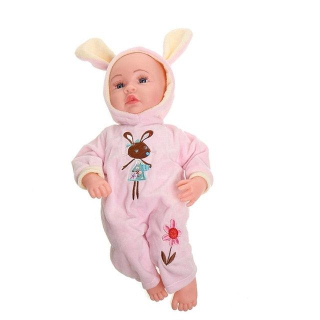 48CM Baby Dolls -Girls Reborn Doll Sleeping Accompany Doll - Birthday Christmas Present (4X2)