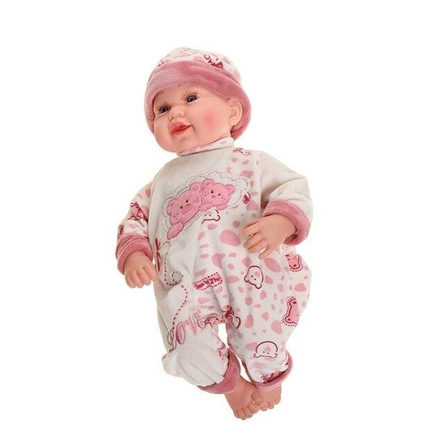 48CM Baby Dolls -Girls Reborn Doll Sleeping Accompany Doll - Birthday Christmas Present (4X2)