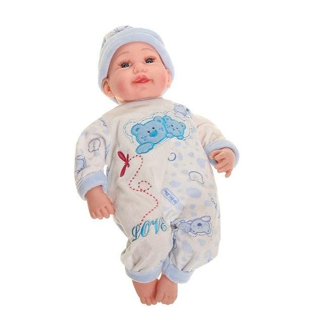 48CM Baby Dolls -Girls Reborn Doll Sleeping Accompany Doll - Birthday Christmas Present (4X2)