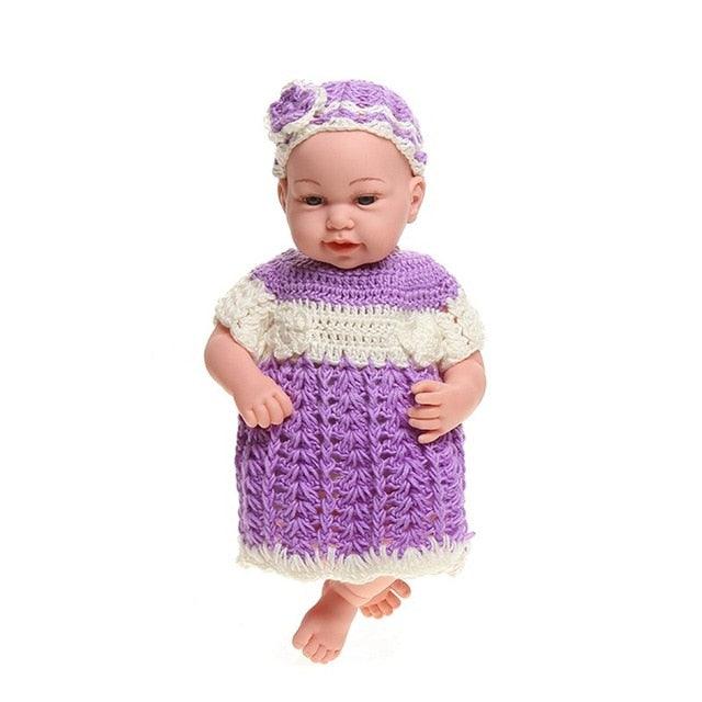 48CM Baby Dolls -Girls Reborn Doll Sleeping Accompany Doll - Birthday Christmas Present (4X2)