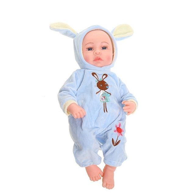 48CM Baby Dolls -Girls Reborn Doll Sleeping Accompany Doll - Birthday Christmas Present (4X2)