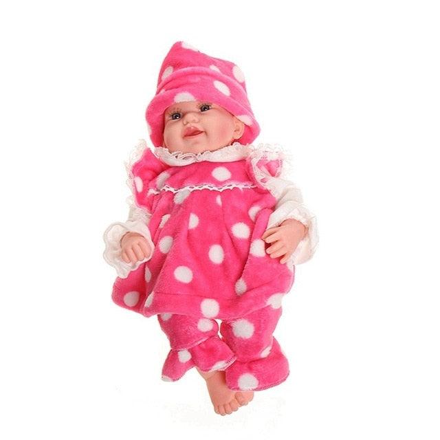 48CM Baby Dolls -Girls Reborn Doll Sleeping Accompany Doll - Birthday Christmas Present (4X2)
