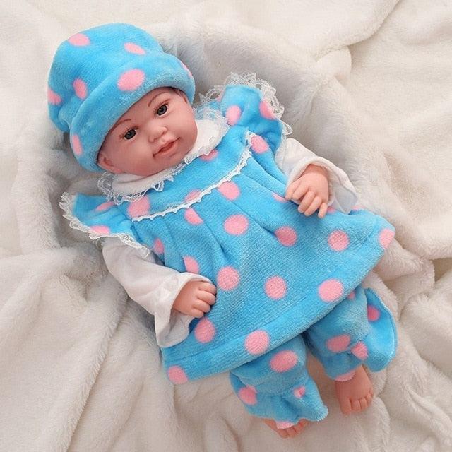 48CM Baby Dolls -Girls Reborn Doll Sleeping Accompany Doll - Birthday Christmas Present (4X2)