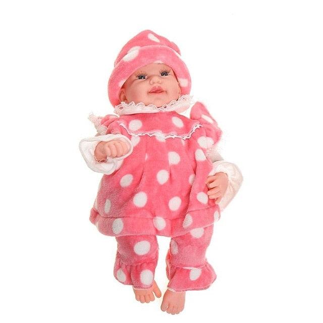 48CM Baby Dolls -Girls Reborn Doll Sleeping Accompany Doll - Birthday Christmas Present (4X2)