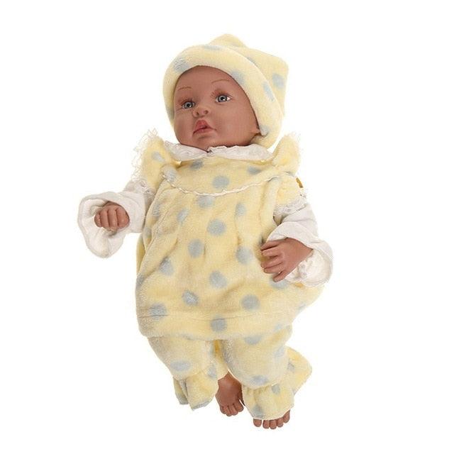 48CM Baby Dolls -Girls Reborn Doll Sleeping Accompany Doll - Birthday Christmas Present (4X2)