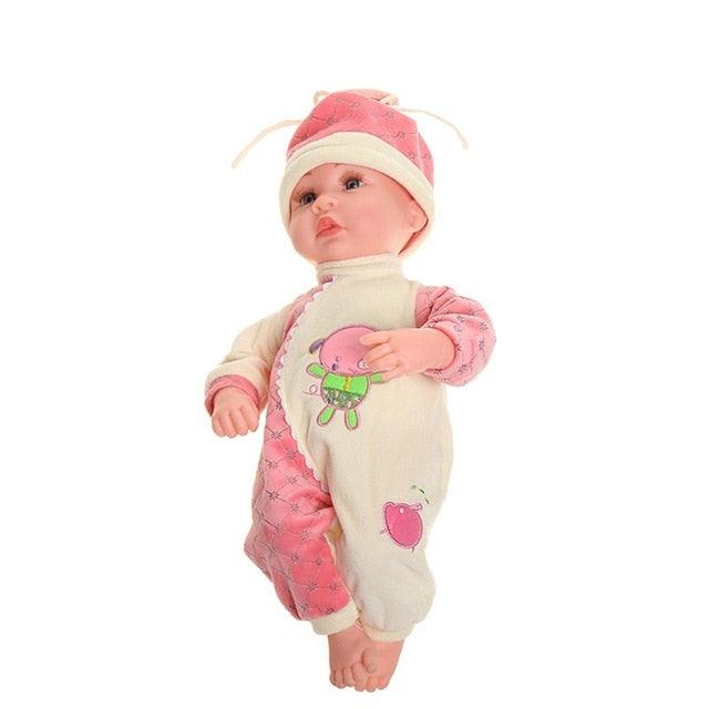 48CM Baby Dolls -Girls Reborn Doll Sleeping Accompany Doll - Birthday Christmas Present (4X2)