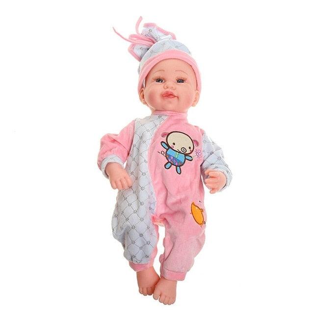 48CM Baby Dolls -Girls Reborn Doll Sleeping Accompany Doll - Birthday Christmas Present (4X2)