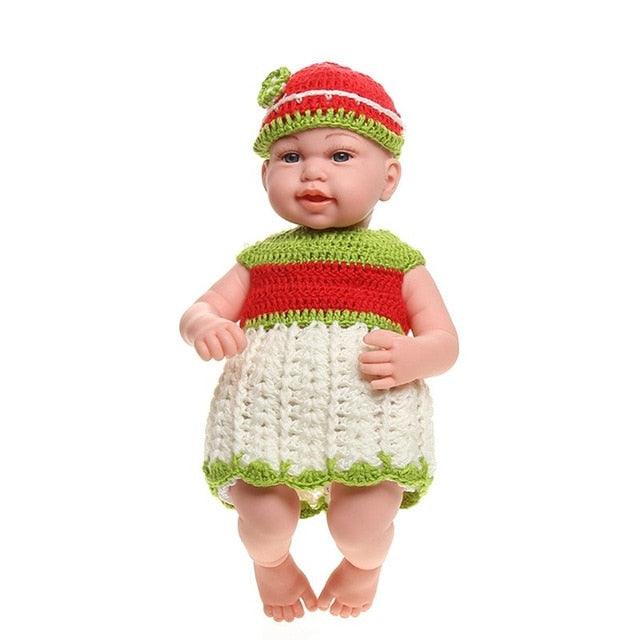 48CM Baby Dolls -Girls Reborn Doll Sleeping Accompany Doll - Birthday Christmas Present (4X2)