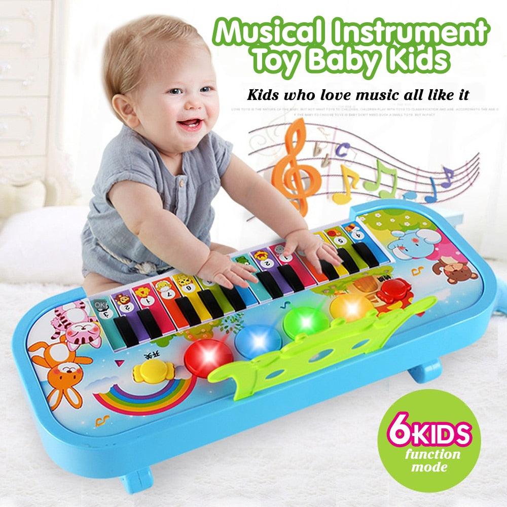 Gorgeous Baby Musical Instrument Toy - Baby Kids Animal, Farm, Piano Developmental Educational Toys - Electronic Keyboard (D2)(2X2)