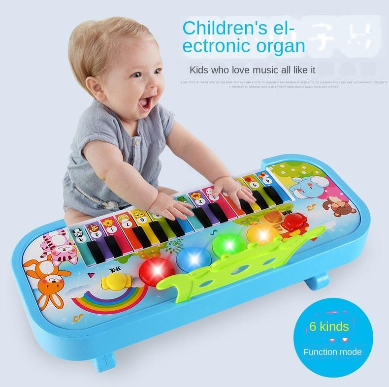 Gorgeous Baby Musical Instrument Toy - Baby Kids Animal, Farm, Piano Developmental Educational Toys - Electronic Keyboard (D2)(2X2)