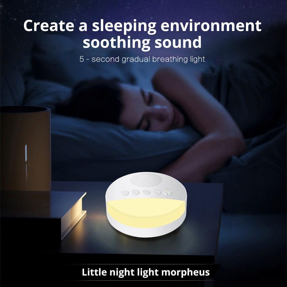 Baby Sleeping Relaxation - Adult Office Travel - White Noise Machine- USB Rechargeable Timed Shutdown Sleep Sound Machine (3X1)