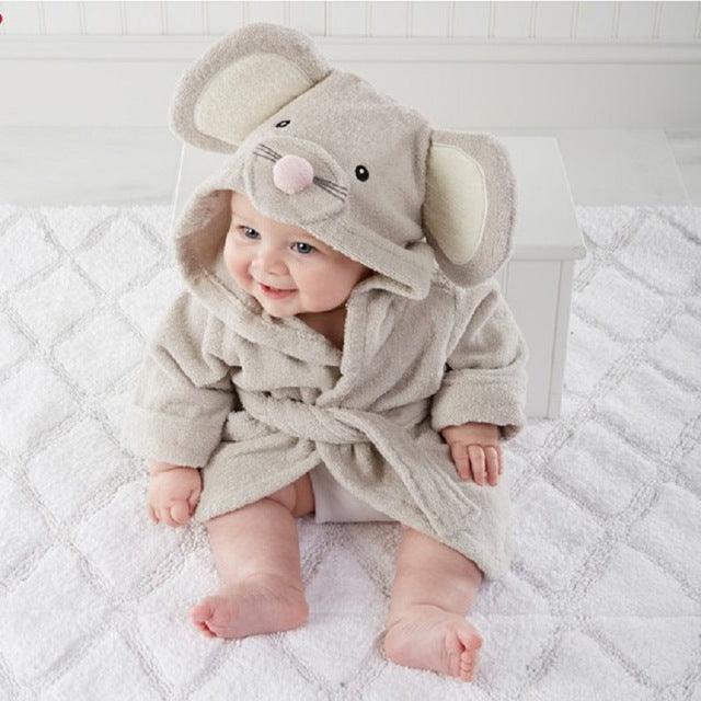 Princess Crown Children Bath Towel - Newborn Blankets Baby Girl Bathrobe Hooded (2X1)