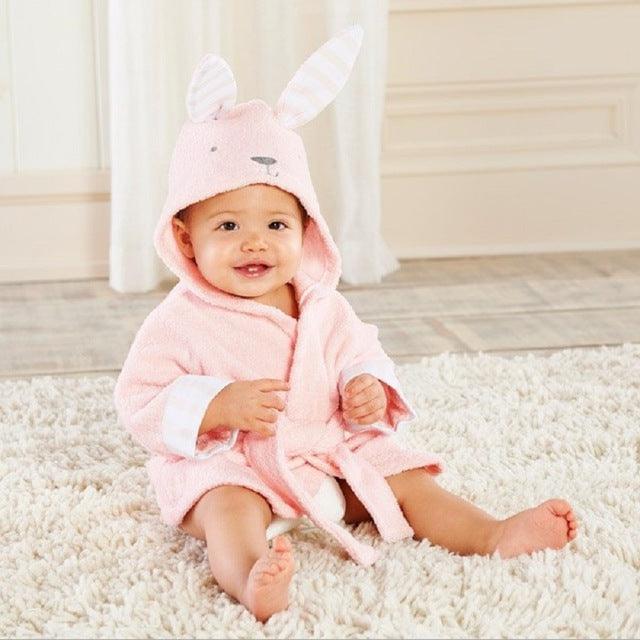 Princess Crown Children Bath Towel - Newborn Blankets Baby Girl Bathrobe Hooded (2X1)