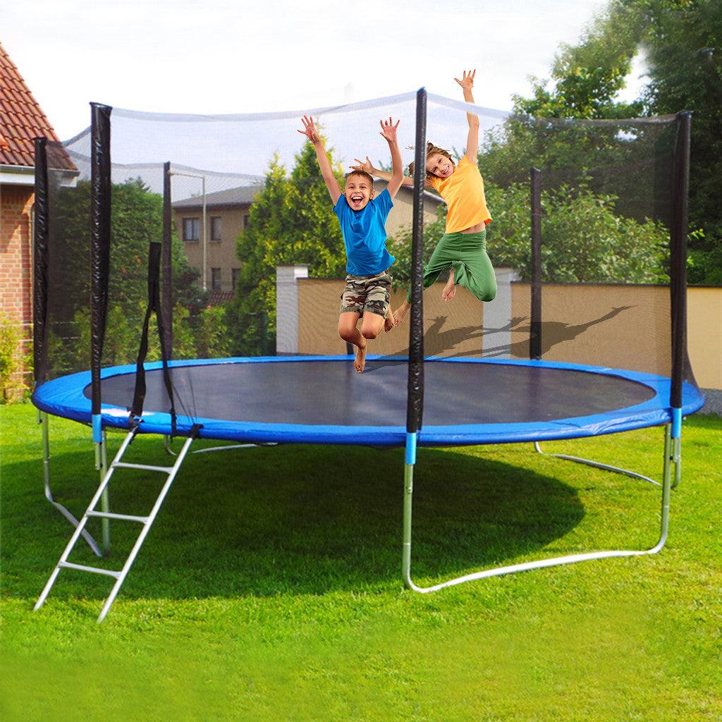Amazing Toxz 12 Ft Children Adult Trampoline 59000g - Kids Bouncer - Baby Jumper - Indoor Trampoline - Fitness Adult/kids (X9)