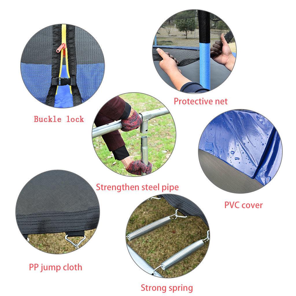 Amazing Toxz 12 Ft Children Adult Trampoline 59000g - Kids Bouncer - Baby Jumper - Indoor Trampoline - Fitness Adult/kids (X9)