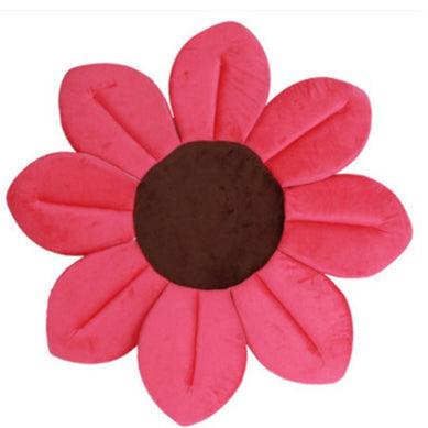 Gorgeous Baby Bath Blooming Flower Newborn Bathtub - Foldable Lotus shape Cushion skin Bath pad - Portable Soft Seat (D1)(4X1)