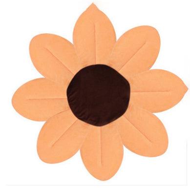 Gorgeous Baby Bath Blooming Flower Newborn Bathtub - Foldable Lotus shape Cushion skin Bath pad - Portable Soft Seat (D1)(4X1)