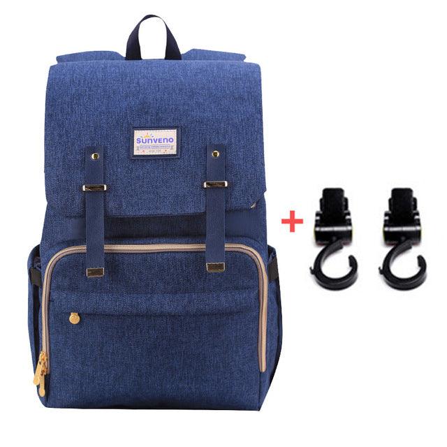 Fashion Baby Diaper Organizer Bag with Insulated Cup Holder Multi-Pocket (X2)