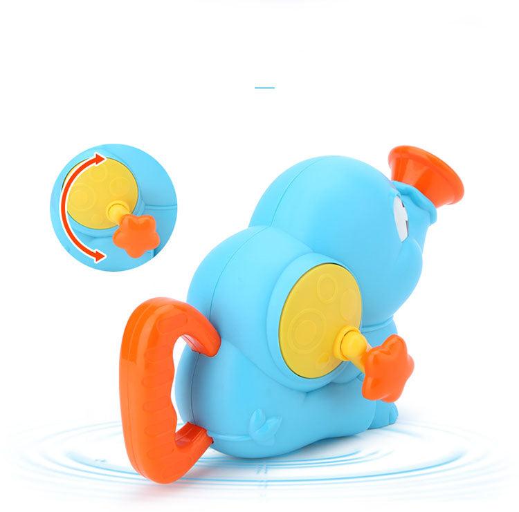 Cute Baby Kid's Bathing Water Toy Elephant - Shower Parent-Child Interactive Play Toy Gift for Baby (4X1)(F1)