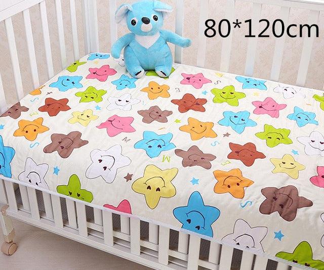 Baby Waterproof Sheet Urine Changing Pads - Reusable Infant Bedding Nappy Burp Mattress Changing Mat (X6)(X7)