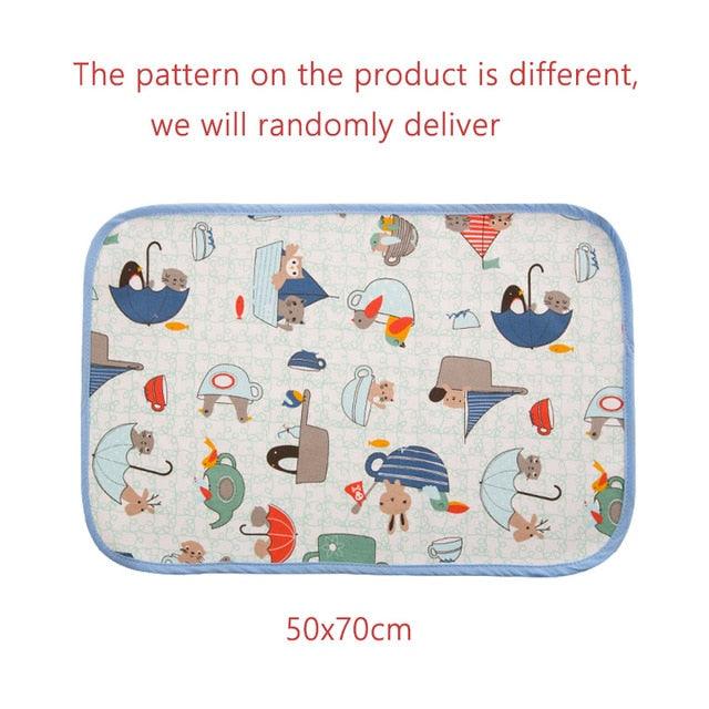 Washable Waterproof Baby Changing Mat - Changing Pad - Cushion Reusable (X7)