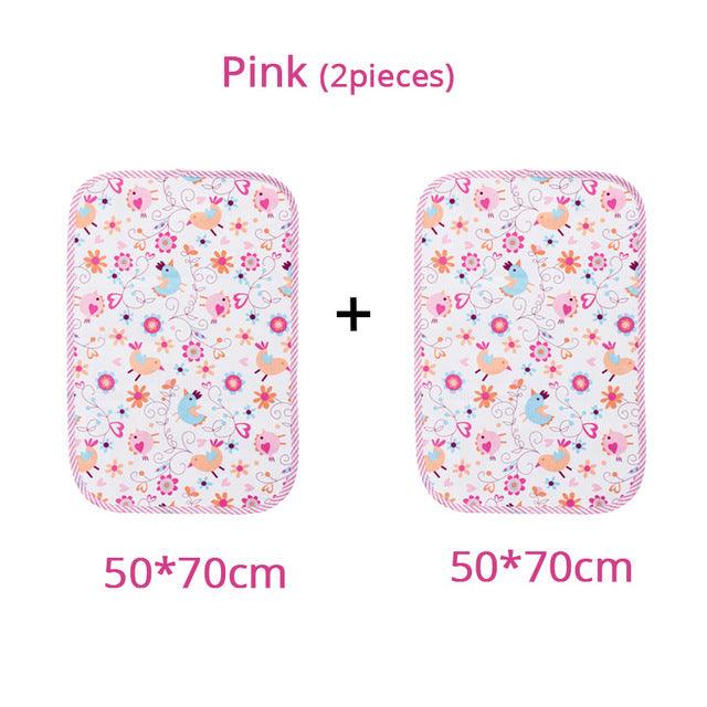 Washable Waterproof Baby Changing Mat - Changing Pad - Cushion Reusable (X7)