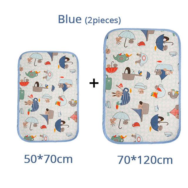 Washable Waterproof Baby Changing Mat - Changing Pad - Cushion Reusable (X7)