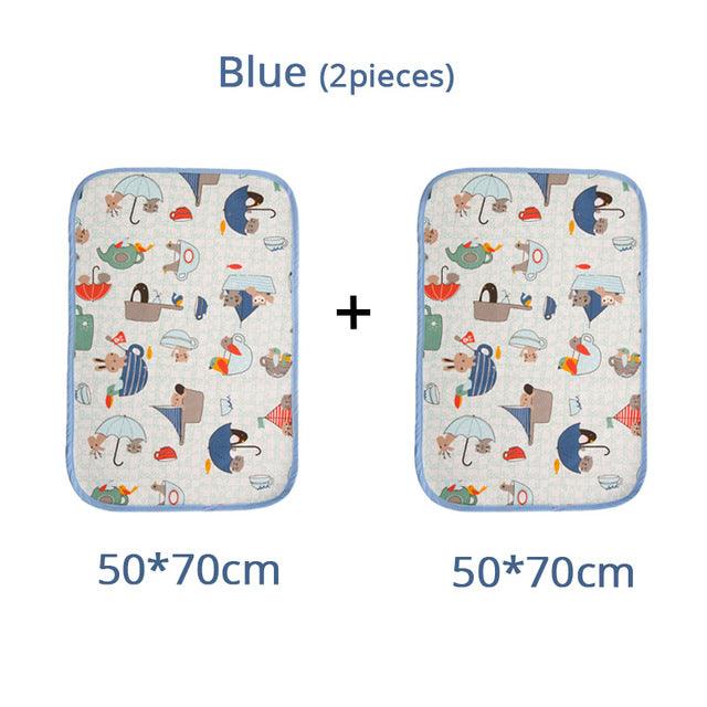 Washable Waterproof Baby Changing Mat - Changing Pad - Cushion Reusable (X7)