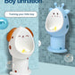 Baby Boy Potty Toilet Training - Stand Vertical Urinal Adjustable Pee Kid Pot Trainer - Wall-Mounted Animal Urinal (5X1)(F1)