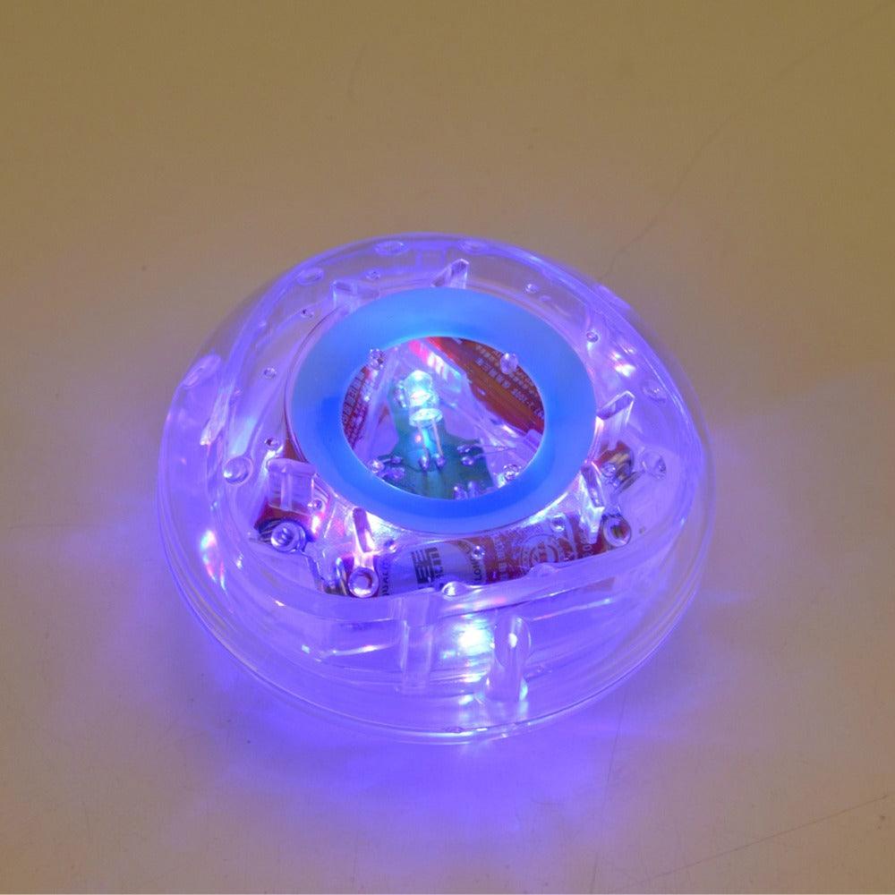1pcs Kids' Bathroom Colorful LED Light Toy - Waterproof In Tub Float Light Show Bath - Fun Time Baby Bath Toys (D1)(4X1)