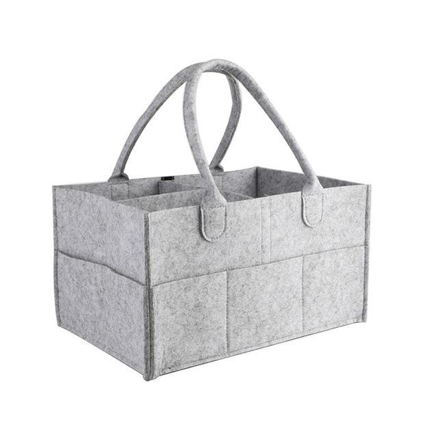 Baby Diaper Caddy Organizer - Portable Storage Bag for Nursery, Changing Table and Car - Good for Storing Diapers, Bottles, Baby Wipes,(X1)