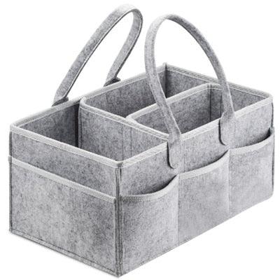 Baby Diaper Caddy Organizer - Portable Storage Bag for Nursery, Changing Table and Car - Good for Storing Diapers, Bottles, Baby Wipes,(X1)
