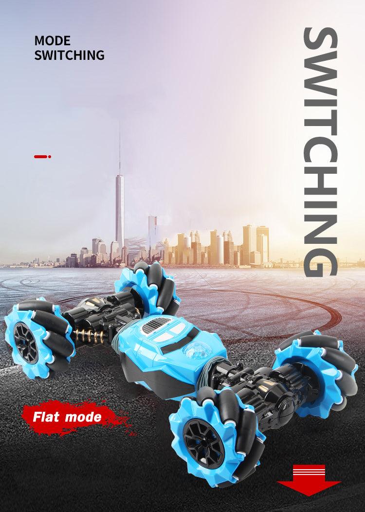 Great Remote control Car 4WD - Gesture Induction Radio Remote Control Stunt Car - Twisting Off- Road Vehicle Light Music Drift Toy (D2)(1X2)(3X2)(5X2)