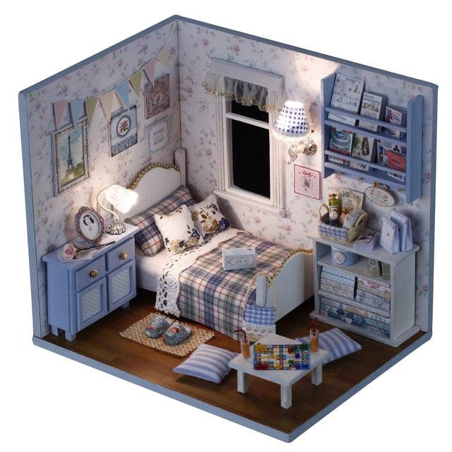 Gorgeous Doll Furniture House - Miniature 3D Wooden Dollhouse Toys - Children Birthday Gifts (D2)(4X2)(1X3)